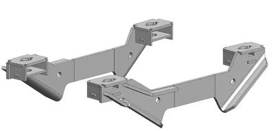 2328 – PULLRITE Fifth Wheel Trailer Hitch Mount Kit, Use With 24K ISR Series Hitch Removable Custom-Fit Base Rails an...